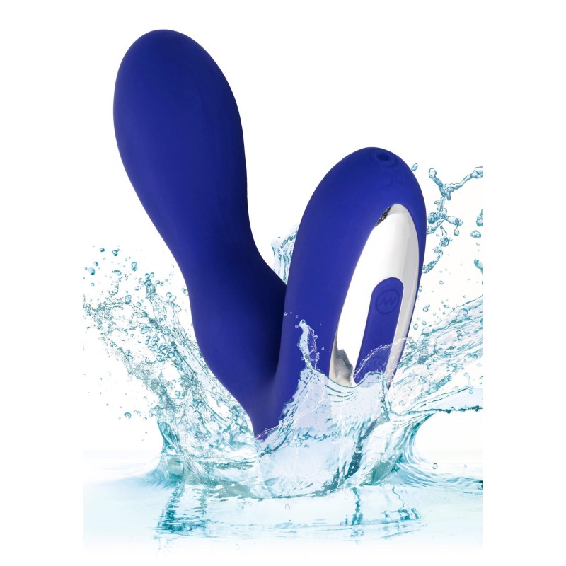 Plug/vibr-WIRELESS PLEASURE PROBE BLUE